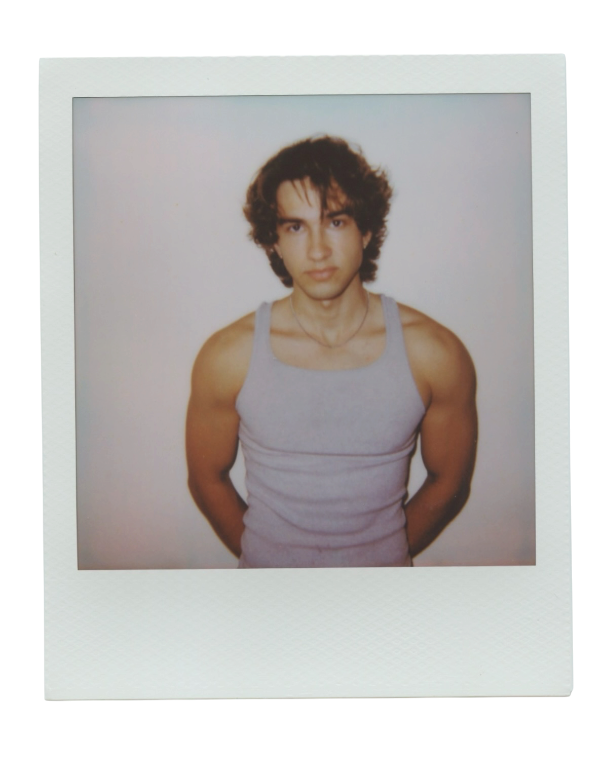 Jackson Cafferty, a Polaroid portrait